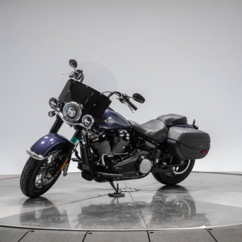 2026 Harley-Davidson FLHC Heritage Classic in Purple Abyss with Laced Wheels thumb 0