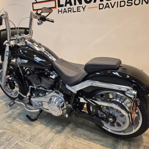 2024 Harley-Davidson® Fat Boy® 114 Vivid Black FLFBS thumb 0