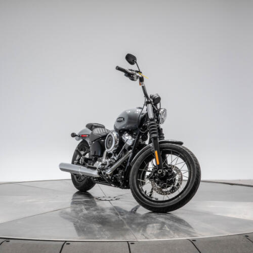 New 2026 HARLEY-DAVIDSON FXBB STREET BOB in Dark Billiard Gray with 10 miles thumb 2