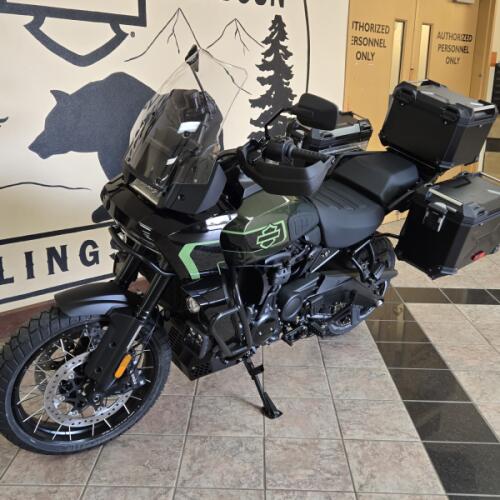 2026 Harley-Davidson® Pan America 1250 Limited Olive Steel Metallic thumb 1