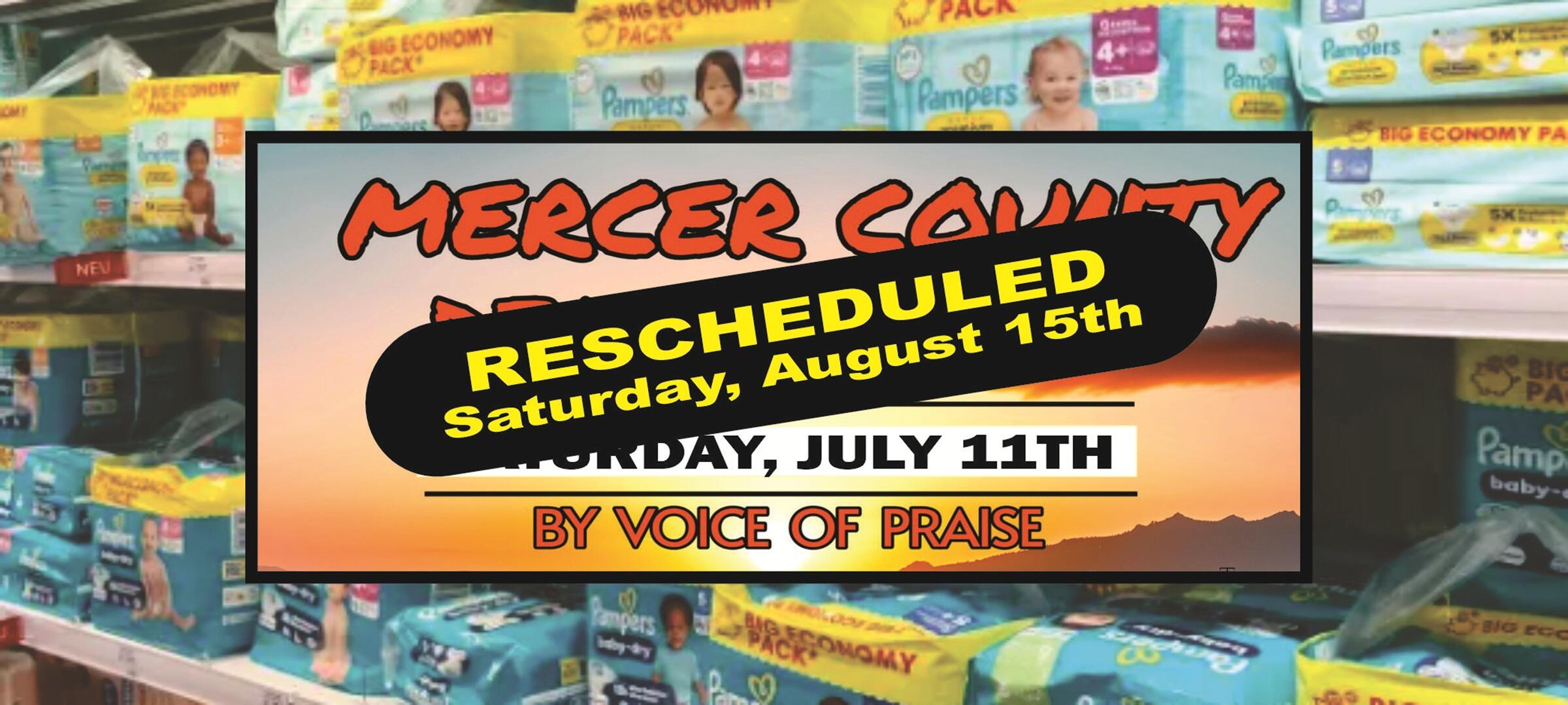 Mercer Co Diaper Run
