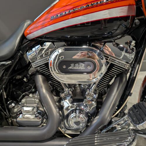 SALE PENDING 2009 Harley-Davidson® CVO™ Road Glide® Electric Orange and Black thumb 2