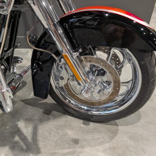 SALE PENDING 2009 Harley-Davidson® CVO™ Road Glide® Electric Orange and Black thumb 1