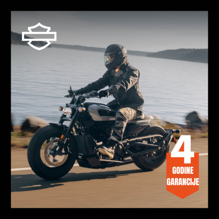 4 GODINE GARANCIJE ZA SVE NOVE HARLEY-DAVIDSON MOTOCIKLE