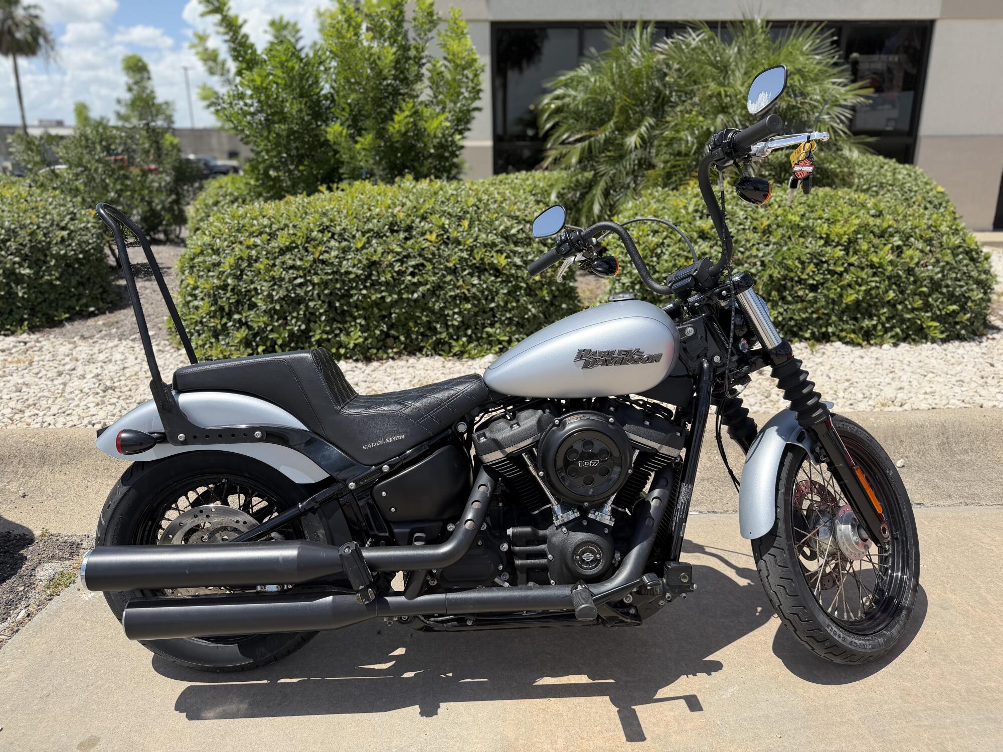 2020 Harley-Davidson® Street Bob® BRACUDA SLV DNM W/PINSTRIPE