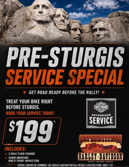 Pre-Sturgis Service Special