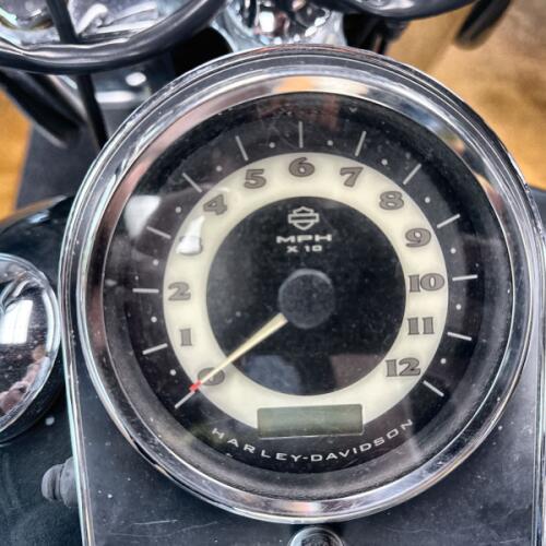 2008 Harley-Davidson® Softail® Deluxe 018 BLACK PEARL W/PINSTRIPE thumb 1