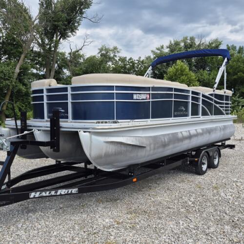2011 Bennington 2275 RLI Tritoon ~ Yamaha 150 HP w/ 262 Hours & Tandem Axle Trailer thumb 2