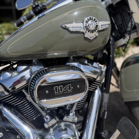 2021 Harley-Davidson® Fat Boy® 114 Deadwood Green thumb 3