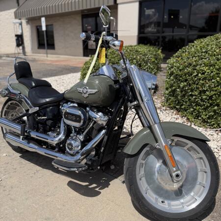 2021 Harley-Davidson® Fat Boy® 114 Deadwood Green thumb 2