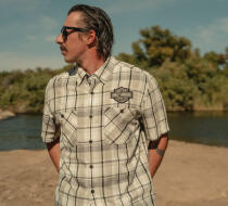 Men's H-D Essential Short Sleeve Plaid Shirt