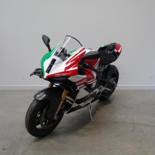 2025 Ducati Panigale v4 Tricolore, 1 previous owner, Racing Silencers thumb 2