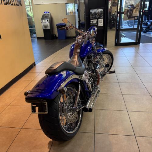 2009 Harley-Davidson® CVO™ Softail® Springer®  COBALT W FLAMES thumb 0