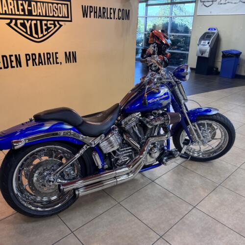2009 Harley-Davidson® CVO™ Softail® Springer®  COBALT W FLAMES thumb 1