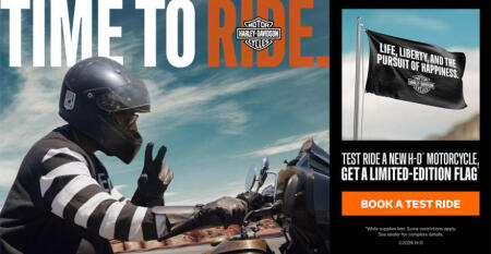 Take A Test Ride For Limited- Edition Flag