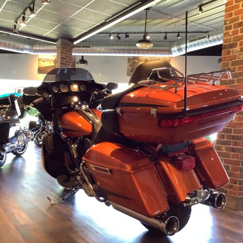 Harley-Davidson® Ultra Limited 2019 FLHTK U899-19 Scorched Orange/Black Denim thumb 1