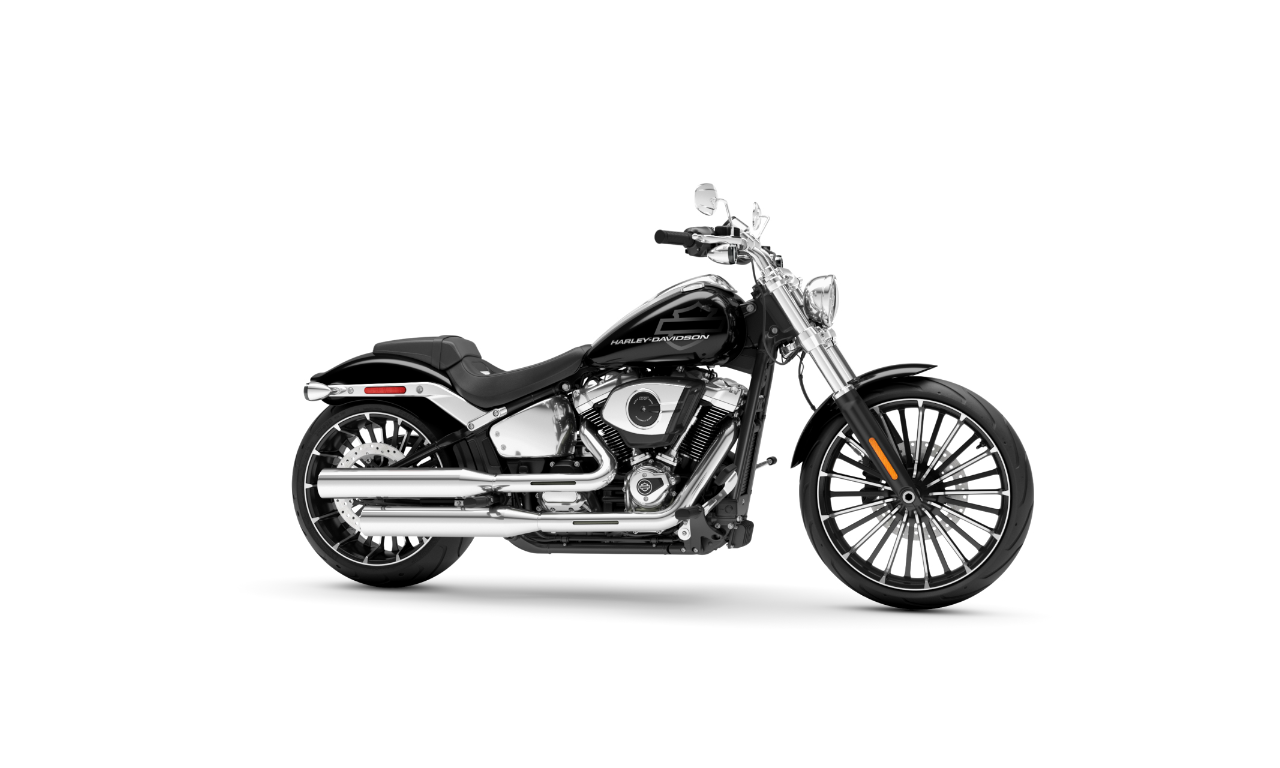 2026 Harley-Davidson® Breakout™ Vivid Black Chrome Trim