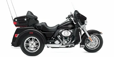 2012 FLHTCUTG Harley-Davidson® Tri Glide® Ultra Vivid Black