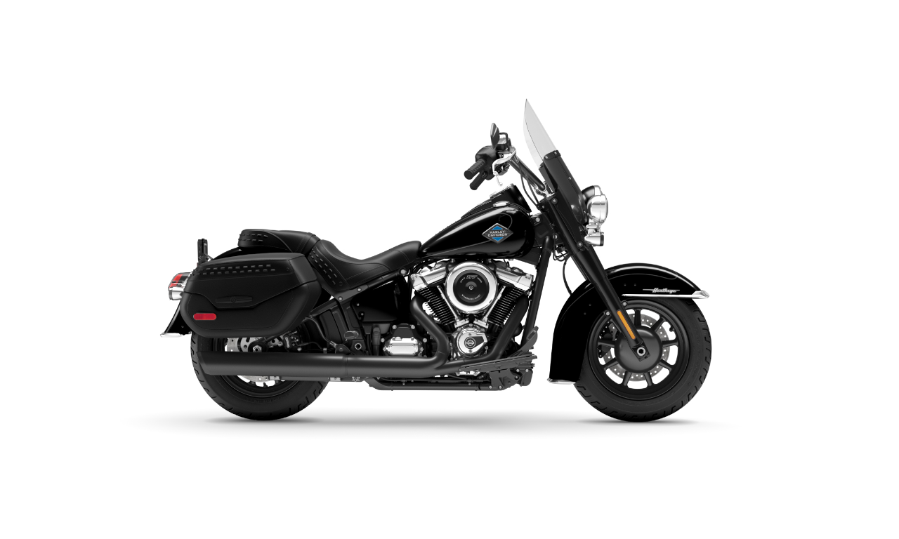2026 Harley-Davidson® Heritage Classic Vivid Black Black Laced Wheels