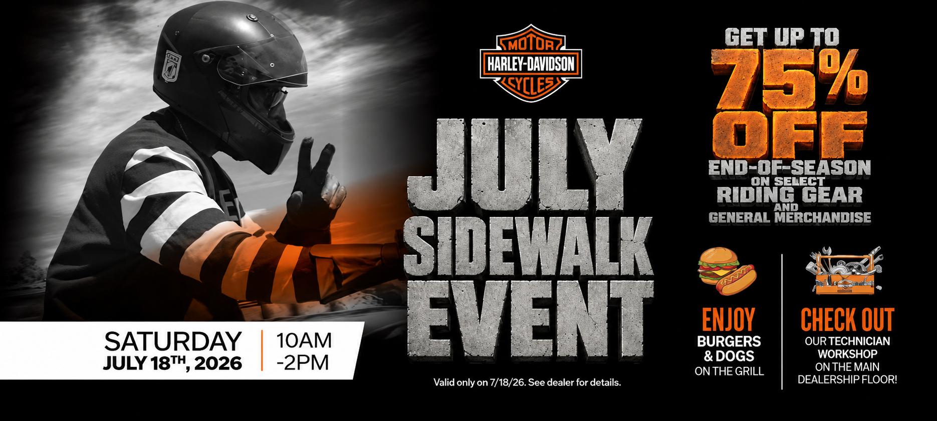 July Sidewalk Event