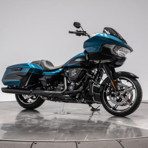 2026 HARLEY-DAVIDSON FLTRX ROAD GLIDE in Teal Thunder/Vivid Black with Black Trim with 10 miles thumb 3