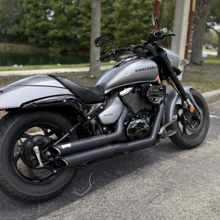 2019 Suzuki Boulevard M50 Metallic Matte Fibroin Gray thumb 1