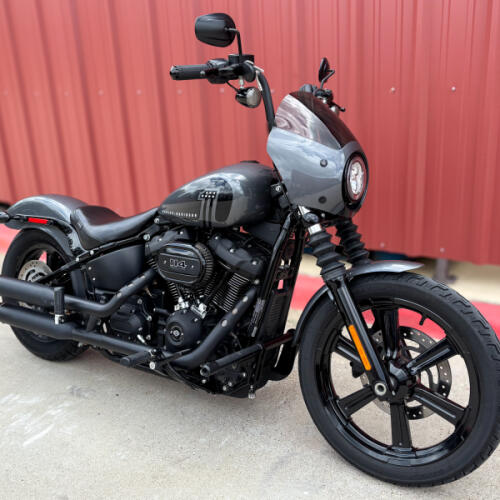 2022 Harley-Davidson® Street Bob® 114 FXBBS Gauntlet Gray Metallic thumb 1
