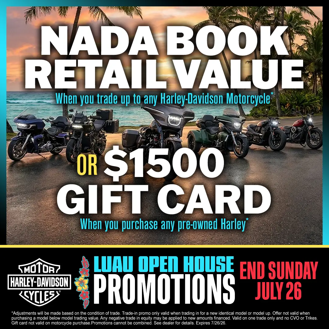 NADA Book Retail Value on Trade or $1500 Gift Card on Pre-Owned Purchase