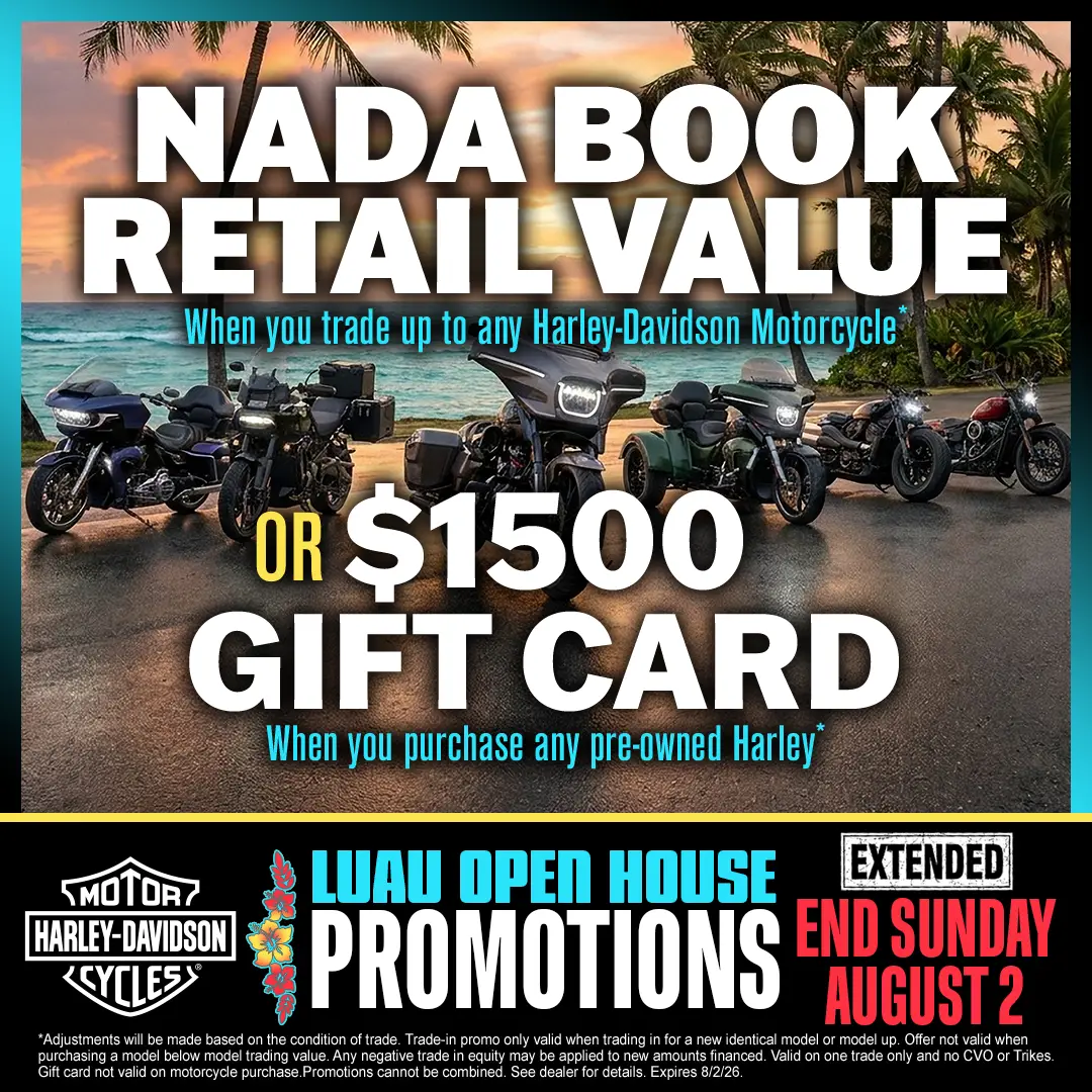 NADA Book Retail Value on Trade or $1500 Gift Card on Pre-Owned Purchase