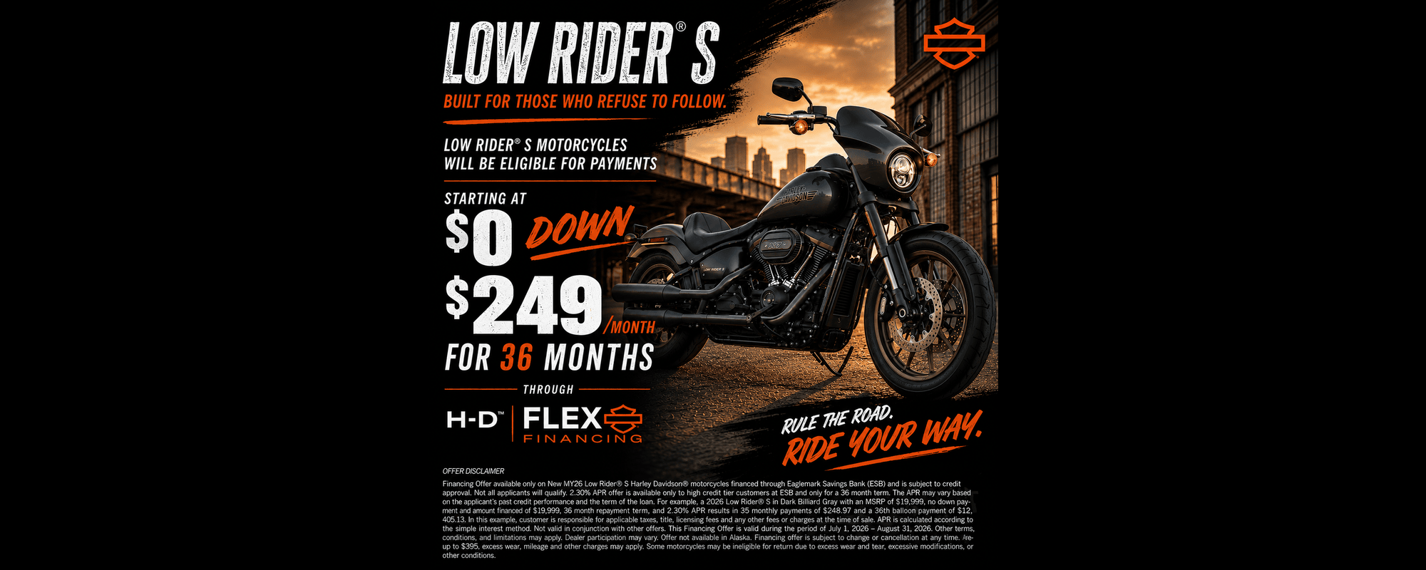 FXLRS July - Aug 26 Promo