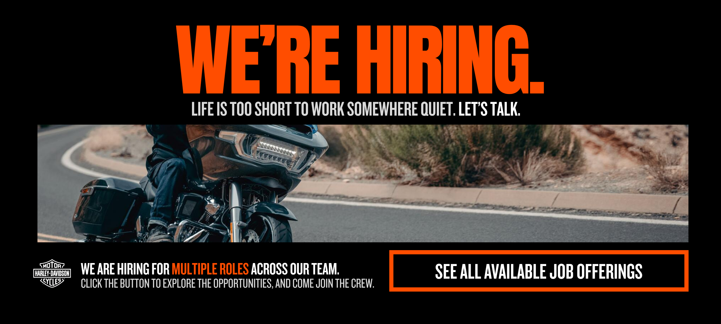 We're Hiring