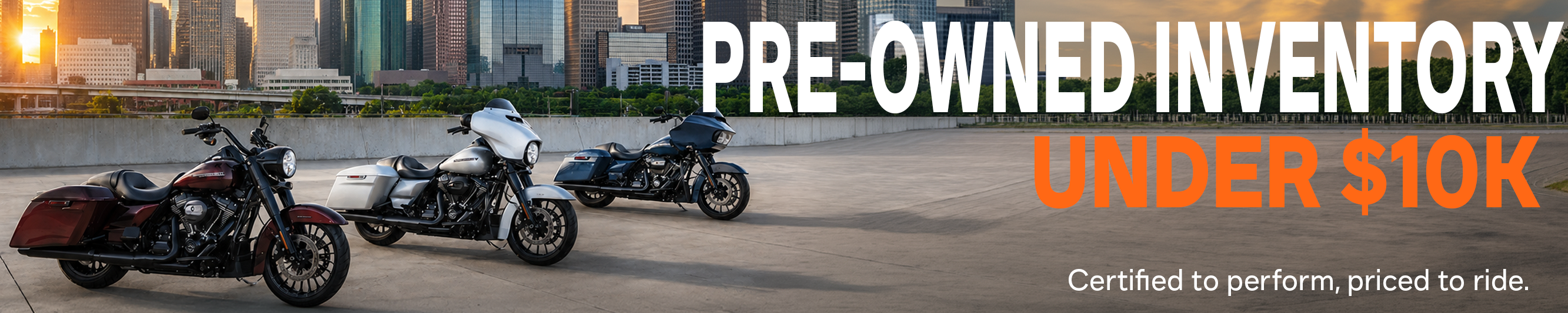 Pre-owned inventory under $10k