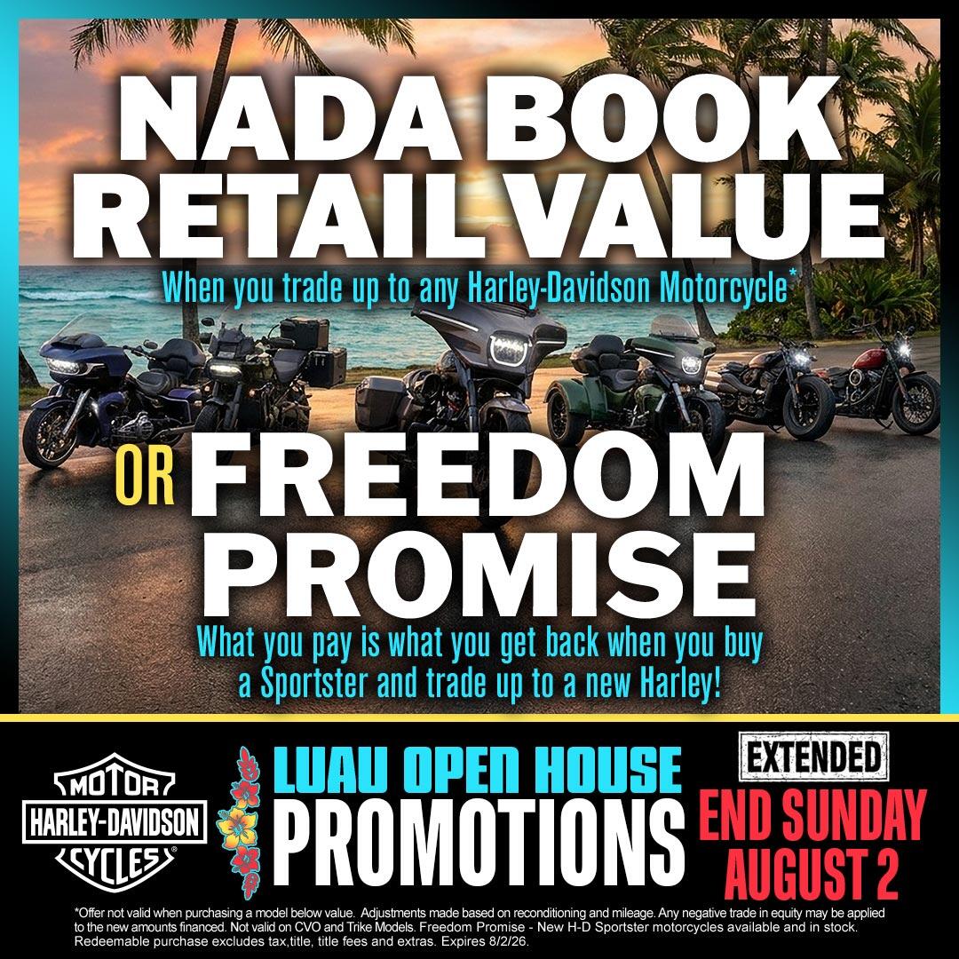 Retail Value on Trade or Freedom Promise Promotion