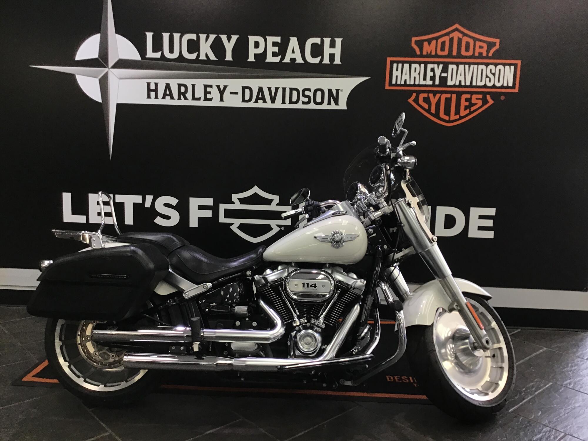 2018 Harley-Davidson® Fat Boy® 114 Bonneville Salt Pearl