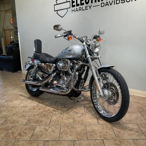 2006 Harley-Davidson® XL1200C 1200 Custom Brilliant Silver Pearl thumb 2