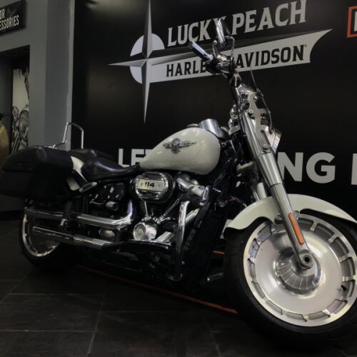 2018 Harley-Davidson® Fat Boy® 114 Bonneville Salt Pearl thumb 2
