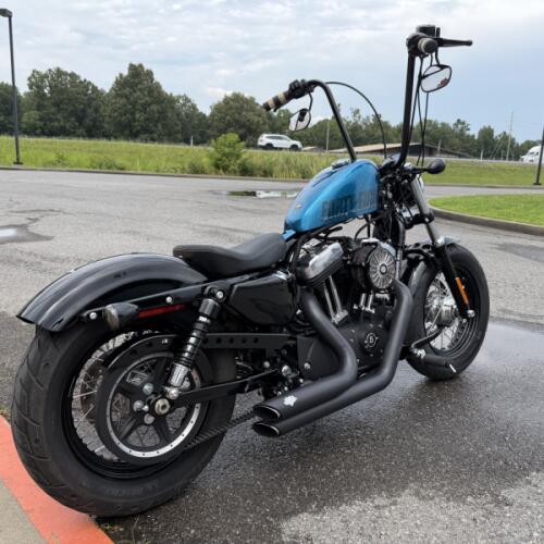 2015 Harley-Davidson® Forty-Eight® Hard Candy Cancun Blue Flake thumb 2