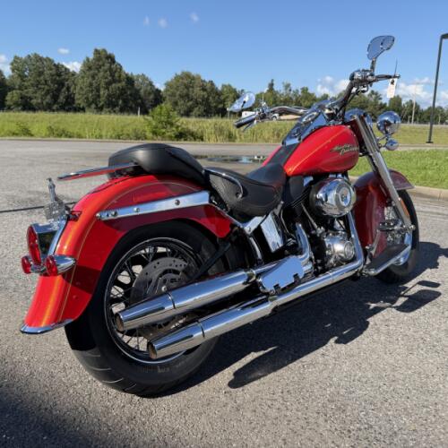 2008 Harley-Davidson® Softail® Deluxe Copperhead Pearl/Red Hot thumb 1