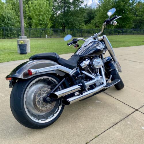 2020 Harley-Davidson Fat Boy® 114 River Rock Gray/Vivid Black thumb 1