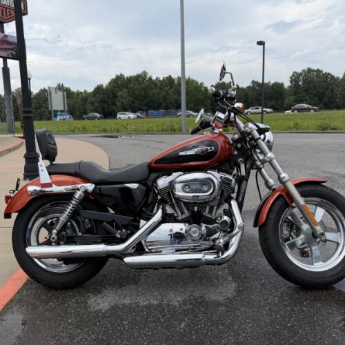 2011 Harley-Davidson® 1200 Custom ORANGE/V BLK thumb 3