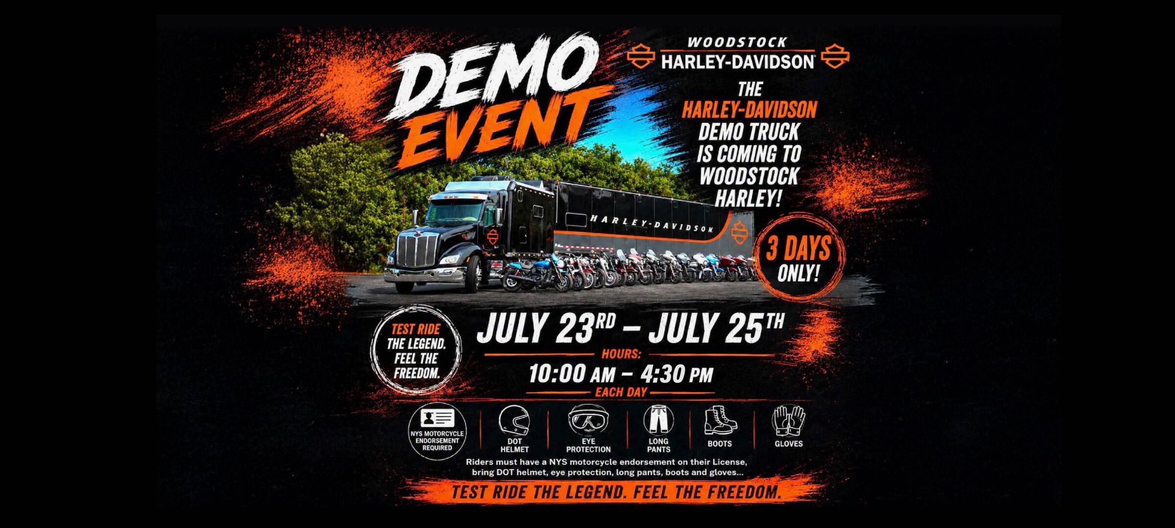 Harley Davidson Demo Truck