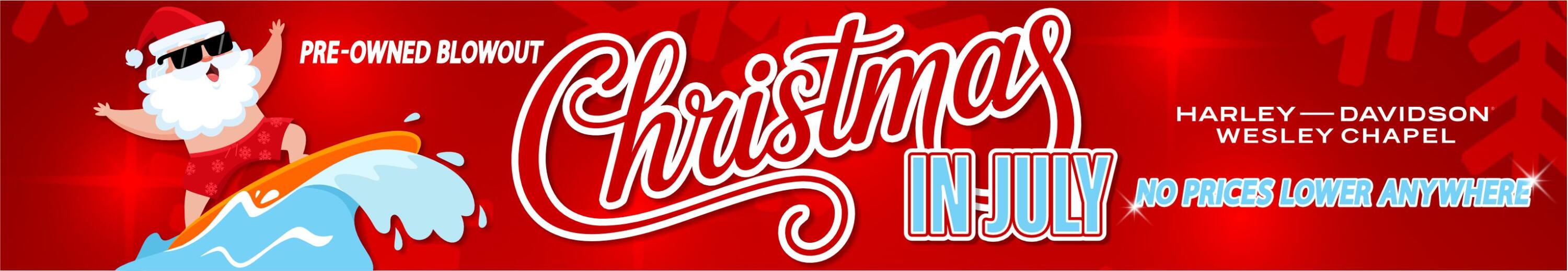 Christmas in July | Pre-Owned Manager Specials