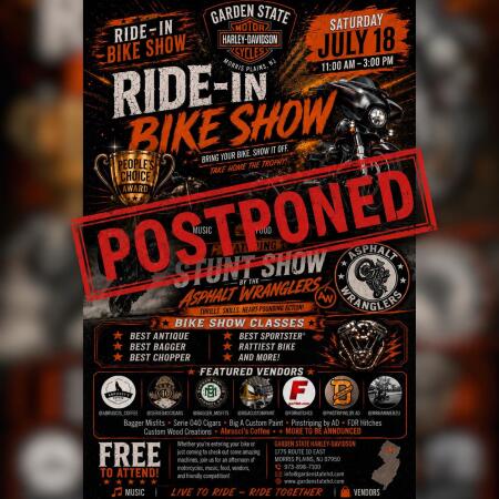 ****POSTPONED**** Ride in Bike Show