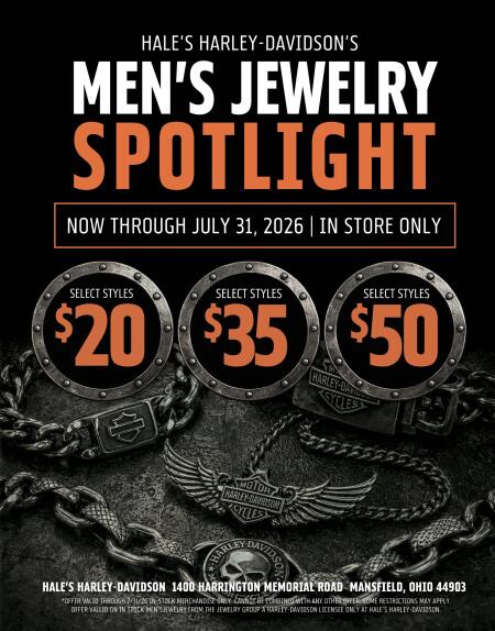Men's Jewelry Spotlight: Select Styles $20 • $35 • $50