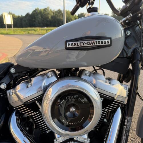 2026 Harley-Davidson® Street Bob® Solo Dark Billiard Gray thumb 1