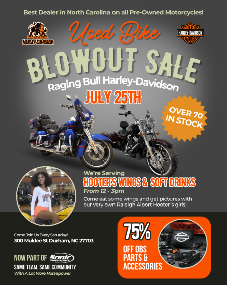 Used Bike Blowout Sale