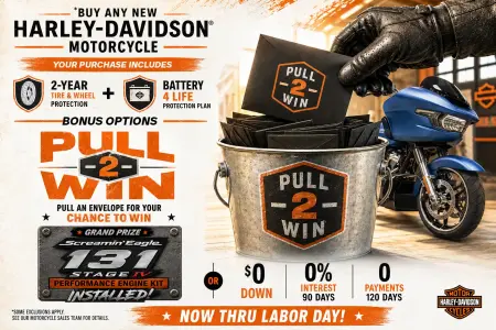 New Bike Protection + Pull-2-Win Sales Event