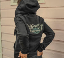 Ženska majica sa kapuljačom Winged Bling Full Zip