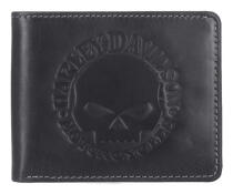 Harley-Davidson® Men's Willie G Skull Logo Billfold kožni novčanik