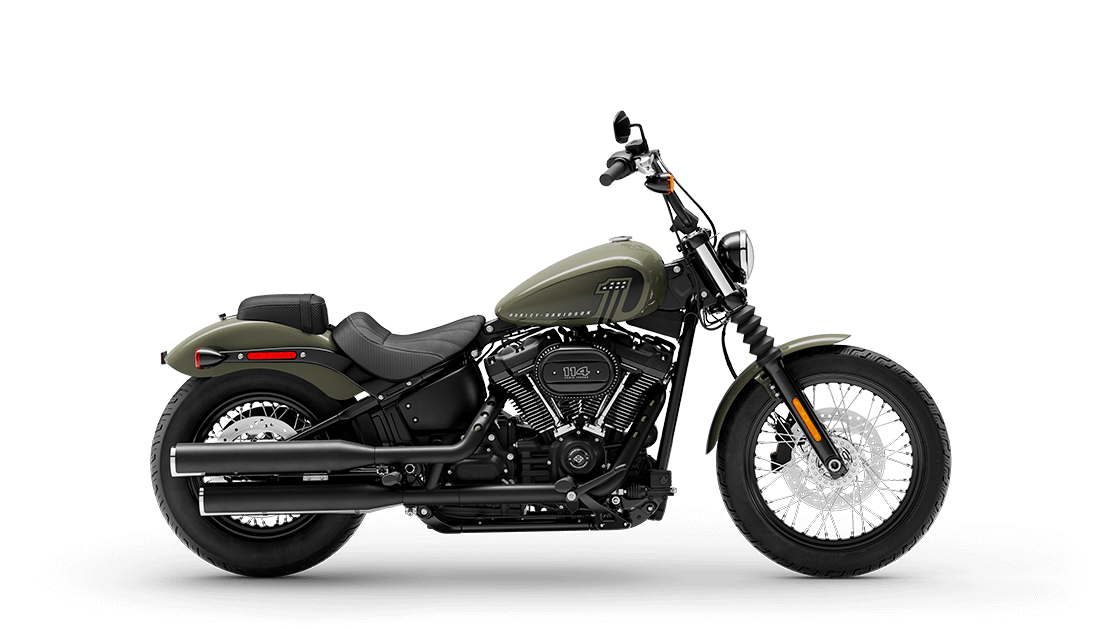2021 Harley-Davidson® Street Bob® 114 DEADWOOD GREEN 043423P